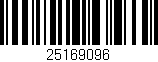 Código de barras (EAN, GTIN, SKU, ISBN): '25169096'