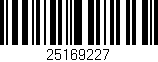 Código de barras (EAN, GTIN, SKU, ISBN): '25169227'