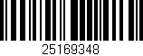 Código de barras (EAN, GTIN, SKU, ISBN): '25169348'