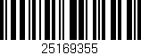 Código de barras (EAN, GTIN, SKU, ISBN): '25169355'