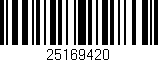 Código de barras (EAN, GTIN, SKU, ISBN): '25169420'