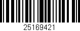 Código de barras (EAN, GTIN, SKU, ISBN): '25169421'