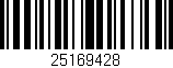 Código de barras (EAN, GTIN, SKU, ISBN): '25169428'