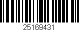 Código de barras (EAN, GTIN, SKU, ISBN): '25169431'