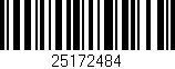 Código de barras (EAN, GTIN, SKU, ISBN): '25172484'
