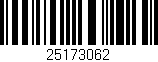 Código de barras (EAN, GTIN, SKU, ISBN): '25173062'