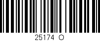Código de barras (EAN, GTIN, SKU, ISBN): '25174_O'