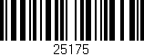 Código de barras (EAN, GTIN, SKU, ISBN): '25175'