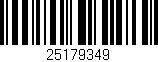 Código de barras (EAN, GTIN, SKU, ISBN): '25179349'