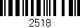 Código de barras (EAN, GTIN, SKU, ISBN): '2518'