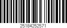Código de barras (EAN, GTIN, SKU, ISBN): '25184252571'