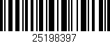 Código de barras (EAN, GTIN, SKU, ISBN): '25198397'