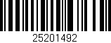 Código de barras (EAN, GTIN, SKU, ISBN): '25201492'