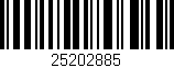 Código de barras (EAN, GTIN, SKU, ISBN): '25202885'