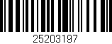 Código de barras (EAN, GTIN, SKU, ISBN): '25203197'