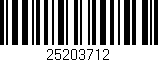 Código de barras (EAN, GTIN, SKU, ISBN): '25203712'