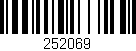 Código de barras (EAN, GTIN, SKU, ISBN): '252069'