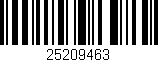 Código de barras (EAN, GTIN, SKU, ISBN): '25209463'
