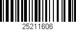 Código de barras (EAN, GTIN, SKU, ISBN): '25211606'
