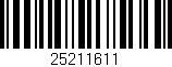 Código de barras (EAN, GTIN, SKU, ISBN): '25211611'