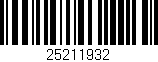 Código de barras (EAN, GTIN, SKU, ISBN): '25211932'