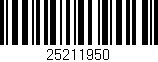 Código de barras (EAN, GTIN, SKU, ISBN): '25211950'
