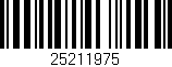 Código de barras (EAN, GTIN, SKU, ISBN): '25211975'