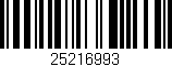 Código de barras (EAN, GTIN, SKU, ISBN): '25216993'