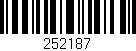 Código de barras (EAN, GTIN, SKU, ISBN): '252187'