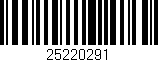 Código de barras (EAN, GTIN, SKU, ISBN): '25220291'