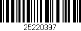 Código de barras (EAN, GTIN, SKU, ISBN): '25220397'
