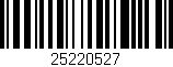 Código de barras (EAN, GTIN, SKU, ISBN): '25220527'