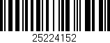 Código de barras (EAN, GTIN, SKU, ISBN): '25224152'