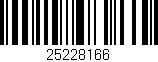 Código de barras (EAN, GTIN, SKU, ISBN): '25228166'