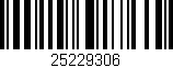 Código de barras (EAN, GTIN, SKU, ISBN): '25229306'