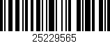 Código de barras (EAN, GTIN, SKU, ISBN): '25229565'