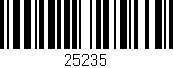Código de barras (EAN, GTIN, SKU, ISBN): '25235'