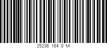 Código de barras (EAN, GTIN, SKU, ISBN): '25236_164_0_M'