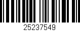 Código de barras (EAN, GTIN, SKU, ISBN): '25237549'