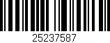 Código de barras (EAN, GTIN, SKU, ISBN): '25237587'
