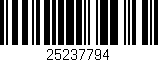 Código de barras (EAN, GTIN, SKU, ISBN): '25237794'