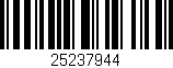 Código de barras (EAN, GTIN, SKU, ISBN): '25237944'