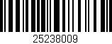 Código de barras (EAN, GTIN, SKU, ISBN): '25238009'