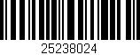 Código de barras (EAN, GTIN, SKU, ISBN): '25238024'