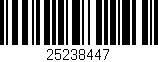Código de barras (EAN, GTIN, SKU, ISBN): '25238447'