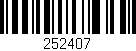 Código de barras (EAN, GTIN, SKU, ISBN): '252407'
