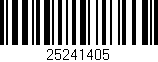 Código de barras (EAN, GTIN, SKU, ISBN): '25241405'