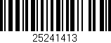 Código de barras (EAN, GTIN, SKU, ISBN): '25241413'