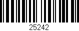 Código de barras (EAN, GTIN, SKU, ISBN): '25242'