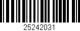 Código de barras (EAN, GTIN, SKU, ISBN): '25242031'